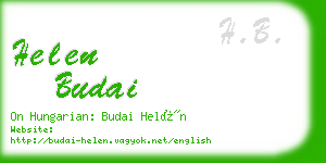 helen budai business card